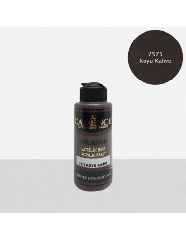 Premium Acryl 7575 mørk brun