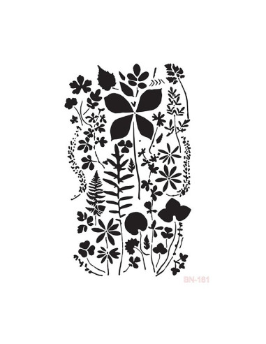 Stencil BN 161 Planter 25x36 cm