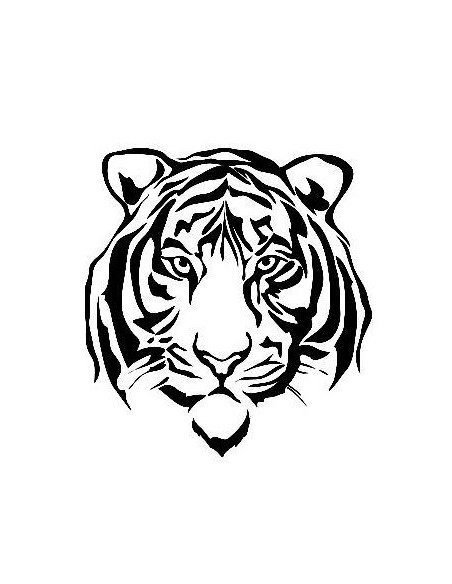 Stencil AS 454 Tiger 21x29 cm