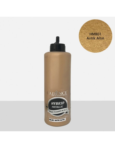 Cadence Hybrid metalmaling 801 Antik guld 500 ml