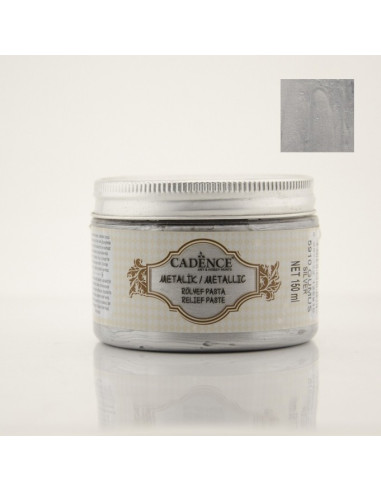 Metallic relief pasta 5910 silver/sølv