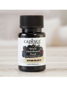 Tavlelak til glas sort