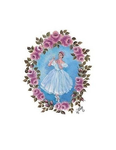 Transfer G37 Blomster 17x25 cm
