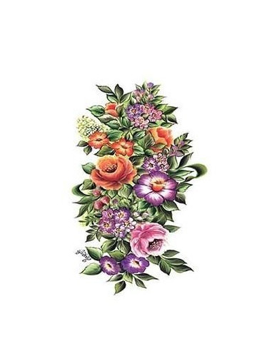 Transfer G50 Blomster 17x25 cm