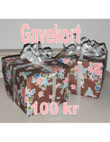 Gavekort værdi 100.-