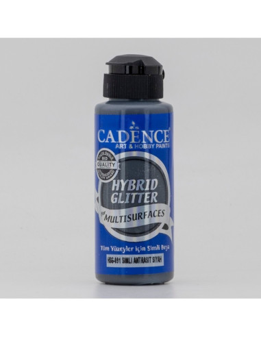 Cadence hybrid glitter Antracite black 0091