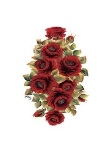 Transfer G10 Blomst 17x25 cm