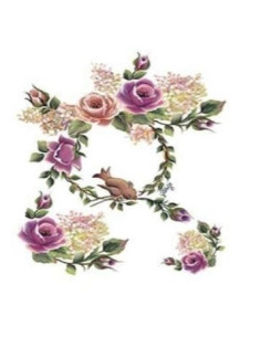 Transfer G-94 blomster 17x25 cm