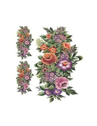 Transfer G-58 blomster 25x35 cm