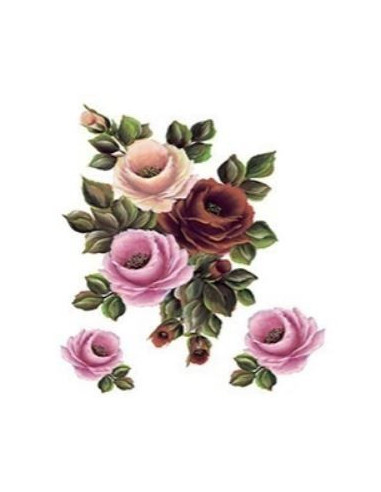 Transfer G-75 blomster25x35 cm