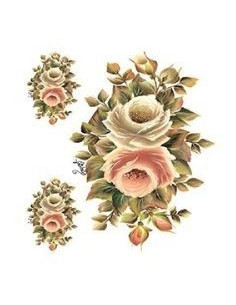 Transfer G-71 blomster25x35 cm