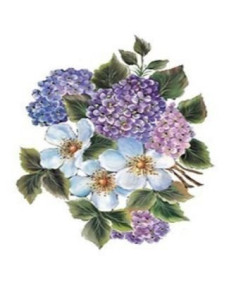 Transfer G-71 blomster25x35 cm