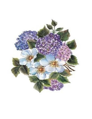 Transfer G-71 blomster25x35 cm
