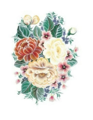 Transfer T14 Blomster 17x25 cm