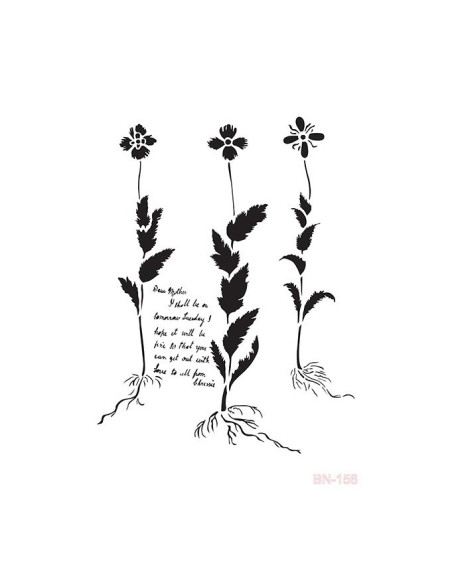 Stencil BN154 Planter 25x36 cm