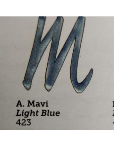 3 Dimensional maling 423 light blue