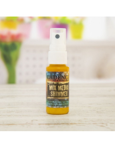 Mix media shimmer metallic spray 02 Yellow