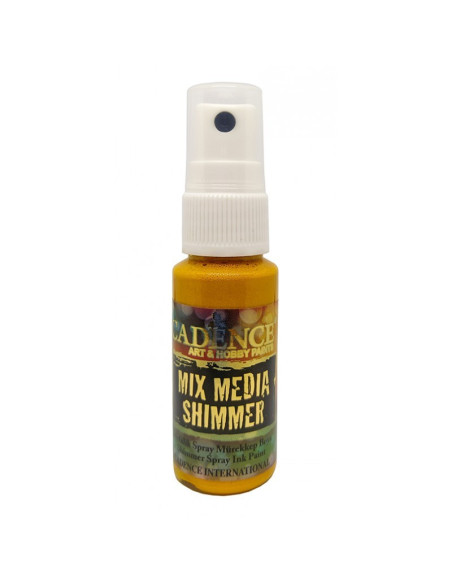 Mix media shimmer metallic spray 02 Yellow