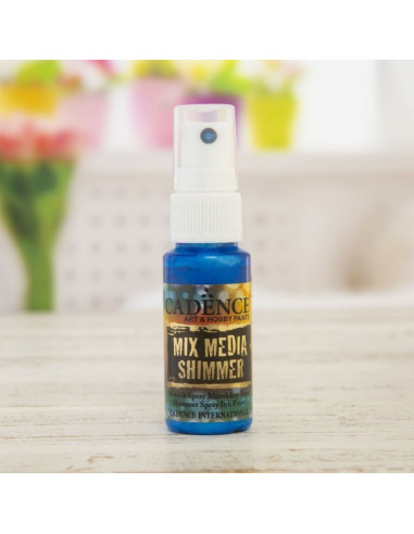 Mix media shimmer metallic spray 09 Blue