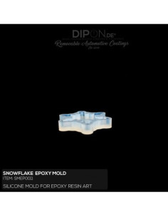 Epoxyresin silikoneform snowflake (0011) 2