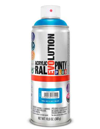Pinty Plus Evolution Acryl spray RAL 5015 Sky blue