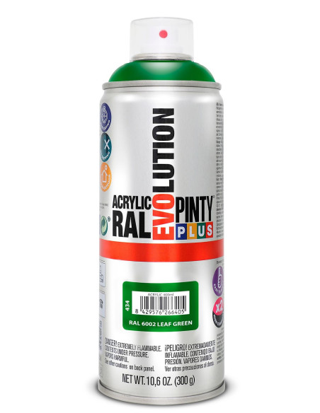 Pinty Plus Acryl spray RAL 6001 Emeral green
