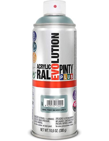 Pinty Plus Acryl spray RAL 7001 Silver grey