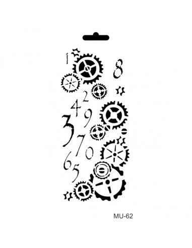 Cadence stencil MU-62Tal 10x25 cm