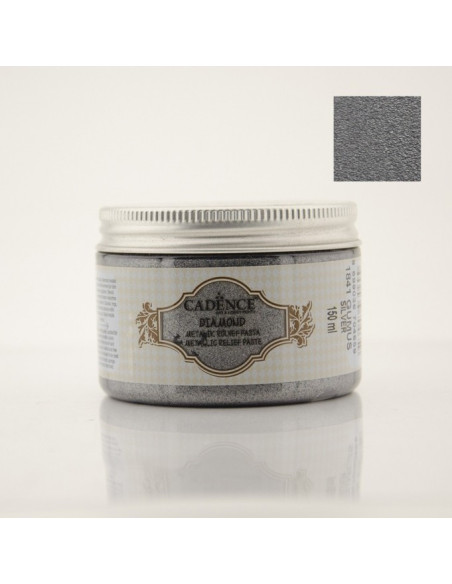 Diamond relief pasta sølv 1841