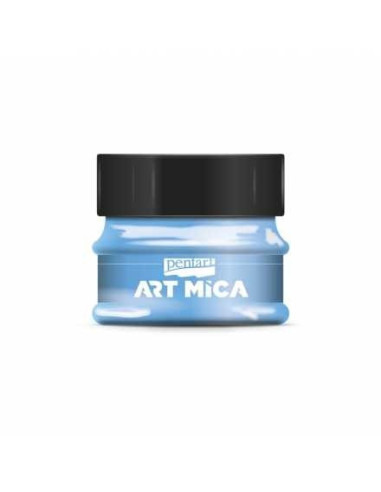 Pentart Mica Mineral pulver Golden blue (40082)