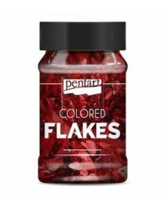 Pentart Colour flakes Red (40094)
