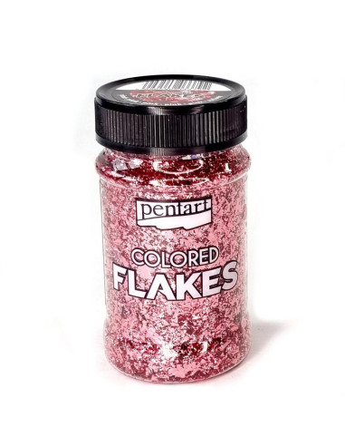 Pentart Colour flakes Pink (40097)