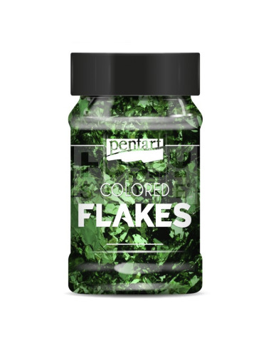 Pentart Colour flakes Green (40101)