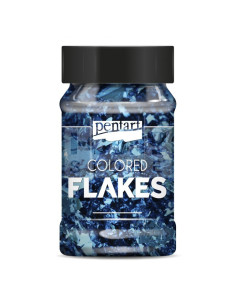 Pentart Colour flakes Blue (40102)