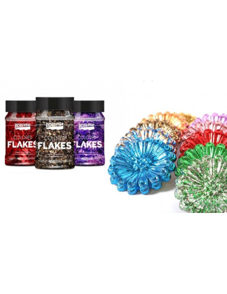 Pentart Colour flakes Blue (40102)