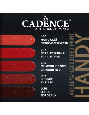 Cadence Handy glans maling 18  Rød/Crimson red