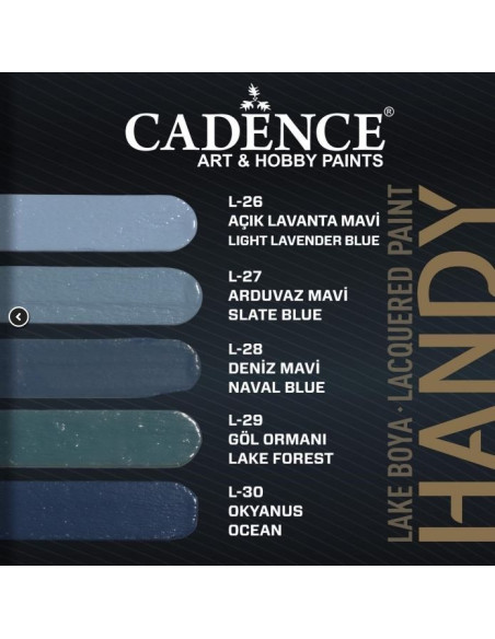 Cadence Handy glans maling 30 Mørk blå/ Ocean