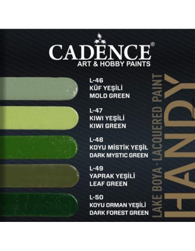 Cadence Handy glans maling 48 Mørk grøn/Mystic green