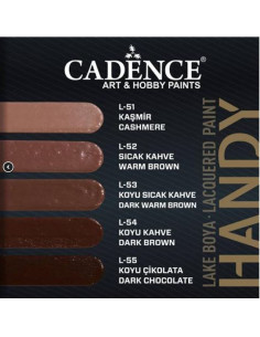 Cadence Handy glans maling 54 Mørk brun/Dark Brown 2