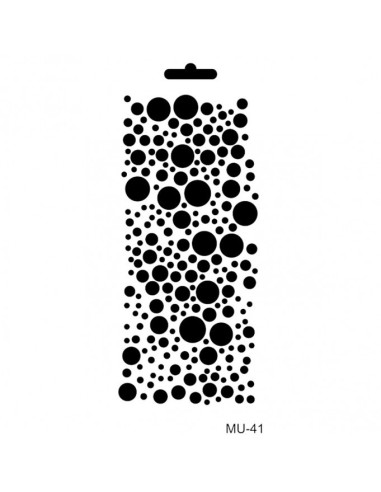 Cadence stencil MU-41 Cirkler 10x25 cm