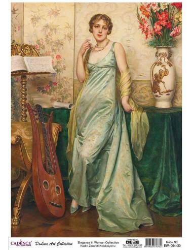 Rispapir deluxe art Dame (EW004) 60x84 cm