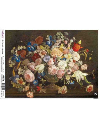 Rispapir deluxe art Blomster (BF004)