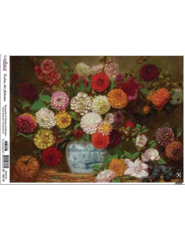 Rispapir deluxe art Blomster  (BF009)