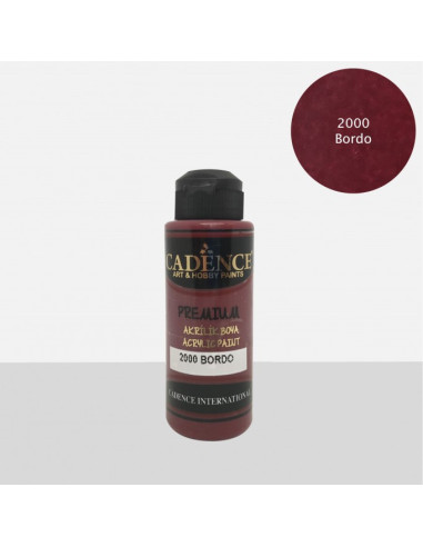 Premium Acryl 2000 Bordaux 500 ml