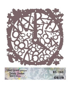 Siluet Stencil KS163 Ur 25x25 cm
