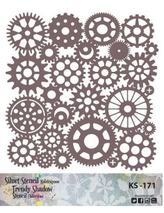 Siluet Stencil KS171 Mekanik 25x25 cm