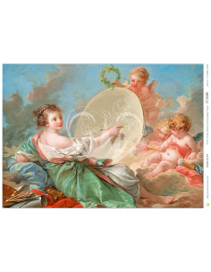 Posh Chalk Decoupage papir Muse of art A3 PCD088