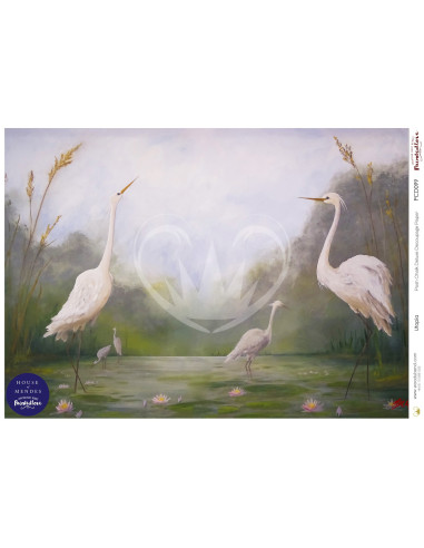 Posh Chalk Decoupage Papir Utopia A3 PCD099