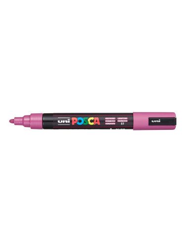 Posca marker 5M Mellem 2,5 mm Raspberry / Hindbær rød