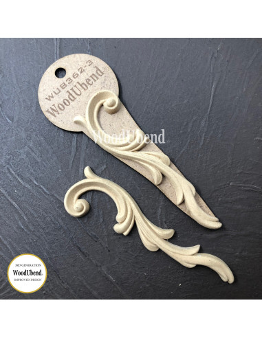 Woodubend træornament Dekoration sæt WUB0362-3 13 x 3,55 cm